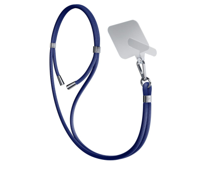 Etui / obudowa na smartfona 3mk Sznurek do Etui EasyClip Dark Blue (silver)